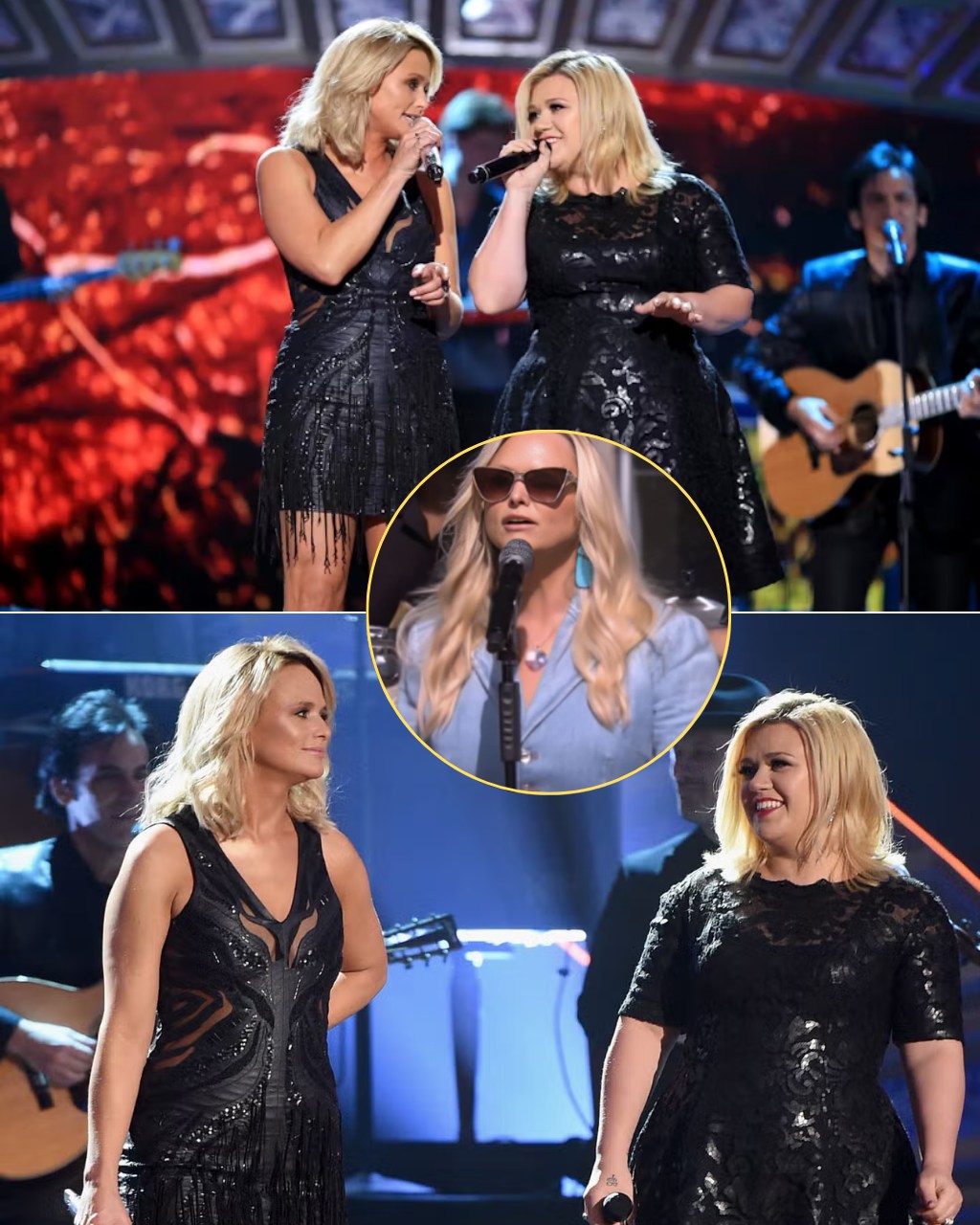 “HOW DOES IT FEEL WEARING MY OLD CLOTHES, GWEN?” — Miranda Lambert